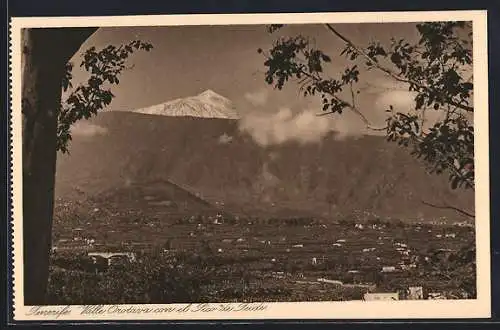 AK Valle Orotava /Tenerife, Valle Orotava con el Pico de Teide