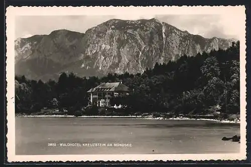 AK Mondsee, Waldhotel Kreuzstein am Mondsee