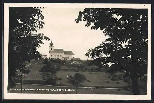 AK Kaltenberg, Ortsansicht mit Kirche