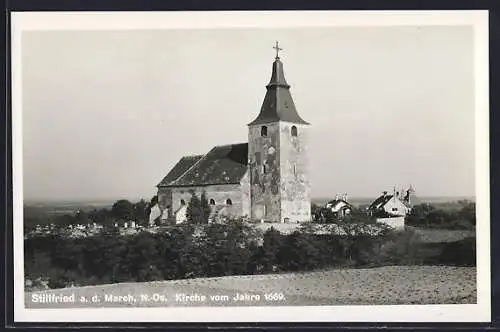 AK Angern an der March, Stillfried, Kirche vom Jahre 1669