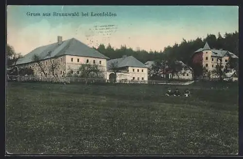 AK Vorderweissenbach /O.-Oe., Brunnwald bei Leonfelden, Teilansicht