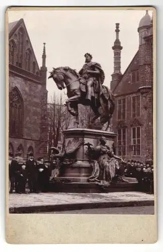 Fotografie unbekannter Fotograf, Ansicht Bremen, das Kaiser Wilhelm I. Denkmal auf dem Kaiser-Wilhelm-Platz