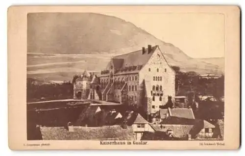 Fotografie O. Sonnemann, Goslar, Ansicht Goslar, Blick auf das Kaiserhaus