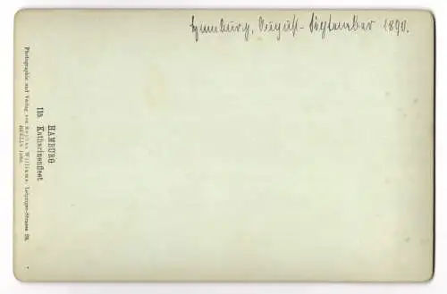 Fotografie Sophus Williams, Berlin, Ansicht Hamburg, Blick in den Katharinenfleet