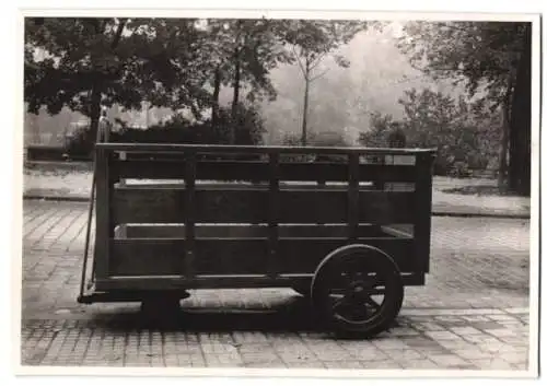 Fotografie Transportwagen, Wagenfabrik Karl Weinberger Zeppelinstrasse 71 in München