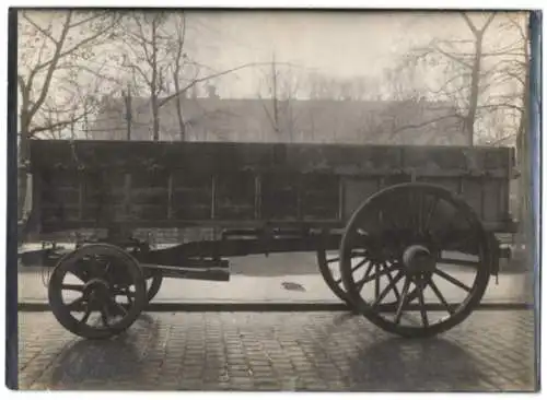 Fotografie Leiterwagen / Kutschwagen & LKW-Anhänger, Wagenfabrik Karl Weinberger Zeppelinstrasse 71 in München