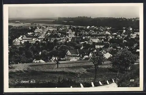 AK Zwettl /N.-D., Ortsansicht aus der Vogelschau