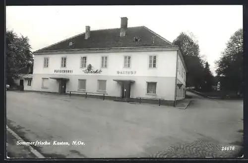 AK Kasten /N.-Oe., Gasthof und Fleischerei Specht