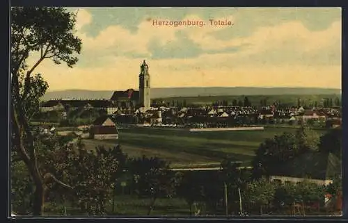 AK Herzogenburg, Ortsansicht aus der Vogelschau