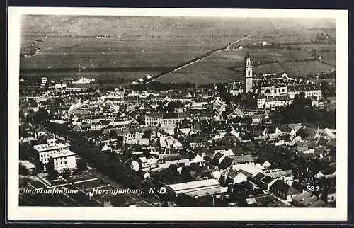 AK Herzogenburg /N.-D., Ortsansicht vom Flugzeug gesehen