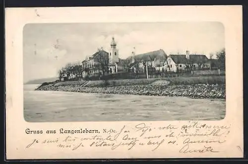 AK Tulln an der Donau, Langenlebarn mit Kirche