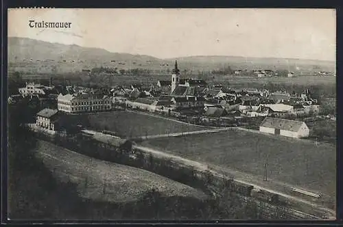 AK Traismauer, Ortsansicht mit Umgebung