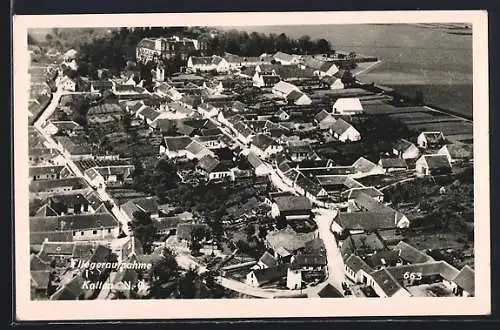 AK Meiseldorf /N.-Ö., Kattau mit Strassen vom Flugzeug aus