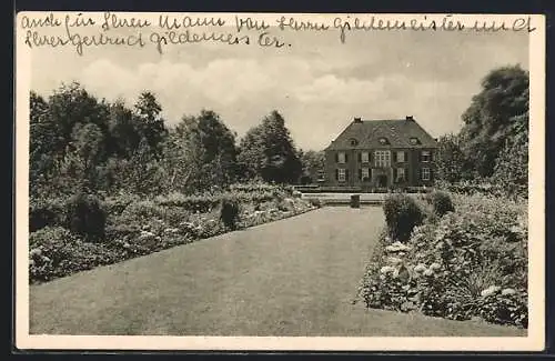 AK Hochkamp / Altona, Haus Gisgerel vom Garten betrachtet