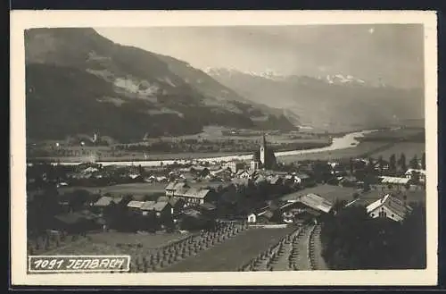AK Jenbach, Gesamtansicht aus der Vogelschau