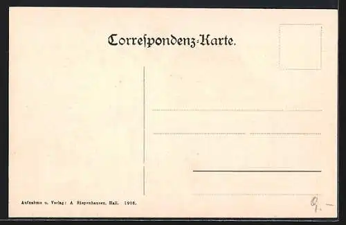 AK Hall, Rathaus u. Postamt