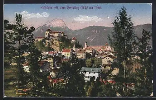 AK Kufstein /Tirol, Ortsansicht mit Pendling