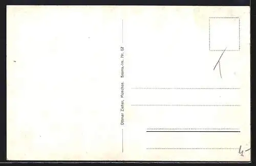 AK Imst, Ortsansicht gegen die Heiterwand