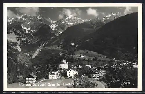 AK Grins bei Landeck, Kurhaus St. Josef
