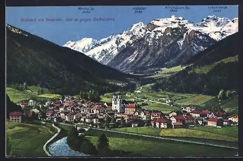 AK Steinach am Brenner, Gesamtansicht gegen Gschnitztal