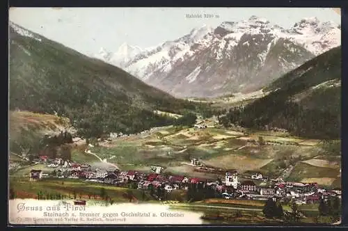 AK Steinach am Brenner, Totale gegen Gschnitztal & Gletscher