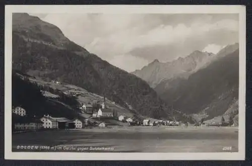 AK Sölden im Oetztal, Teilansicht gegen Sulztalkamm
