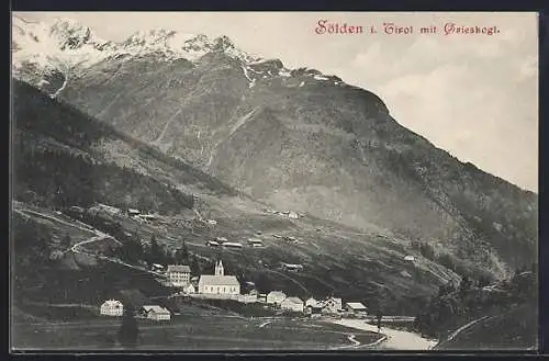 AK Sölden, Panorama mit Grieskogl