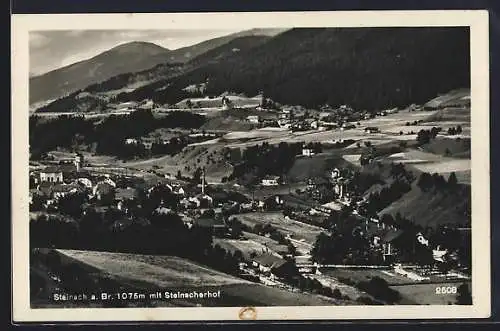 AK Steinach a. Br., Teilansicht mit Hotel Steinacherhof