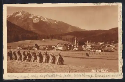 AK Seefeld, Teilansicht mit Bergen