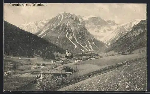 AK Obernberg am Brenner, Blick gegen Tribulaun