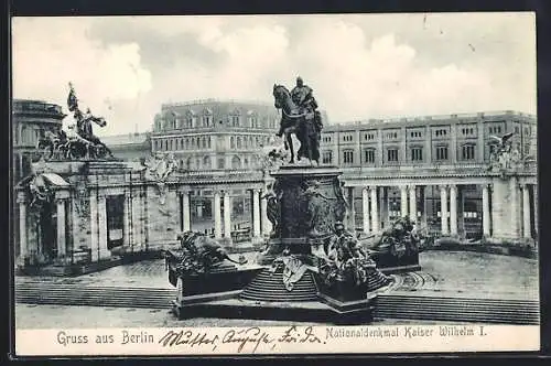 AK Berlin, Nationaldenkmal Kaiser Wilhelm I.