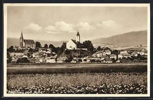 AK Hengersberg / Bayr. Ostmark, Panorama gegen Norden