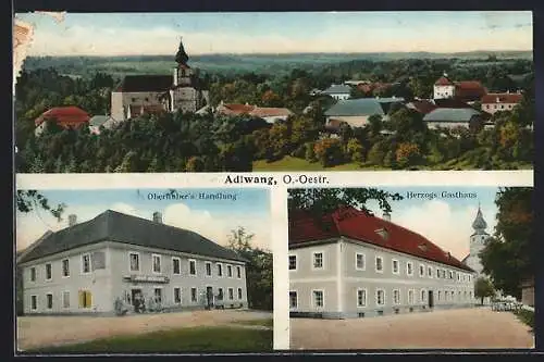 AK Adlwang, Herzogs Gasthaus, Oberhubers Handlung