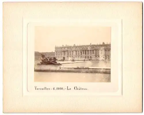 Fotografie unbekannter Fotograf, Ansicht Versailles, Le Chateau, Blick auf das Schloss