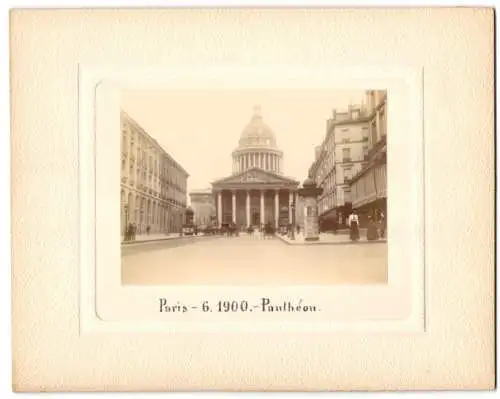 Fotografie unbekannter Fotograf, Ansicht Paris, vue de Pantheon, 1900