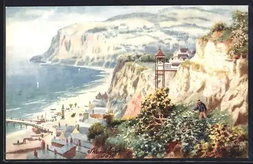 Künstler-AK Raphael Tuck & Sons Nr. 7587: The Isle of Wight