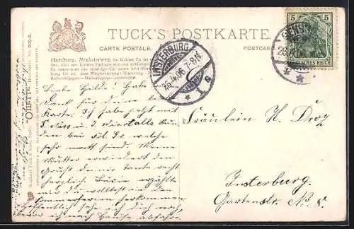 Künstler-AK Raphael Tuck & Sons Nr. 205 B: Harzburg, Ministerweg