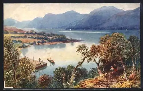 Künstler-AK Raphael Tuck & Sons Nr. 7685: Caledonian Canal