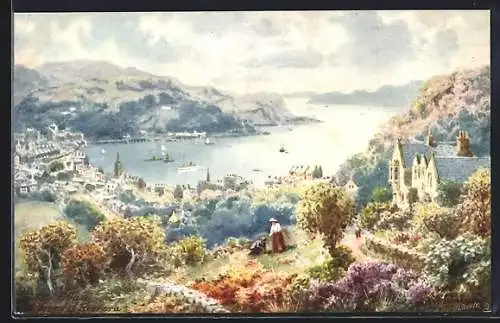 Künstler-AK Raphael Tuck & Sons Nr. 7681: Oban, Sound of Kerrera