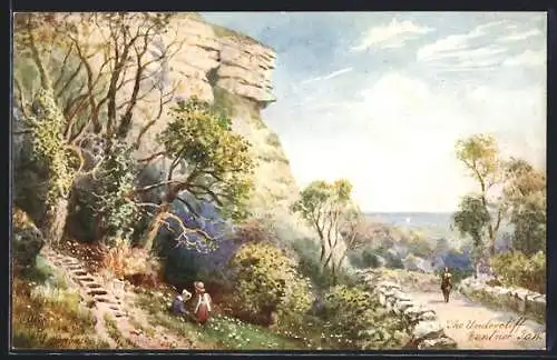 Künstler-AK Raphael Tuck & Sons Nr. 7586: Ventnor, The Undercliff