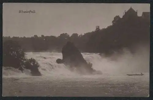 AK Rheinfall, Blick zum Wasserfall