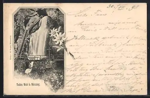 AK Mürzsteg, Wasserfall Todtes Weib