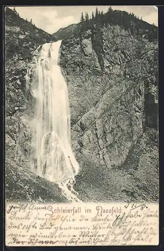 AK Schleierfall, Wasserfall im Nassfeld