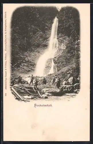 AK Hochalmfall, Blick auf den Wasserfall