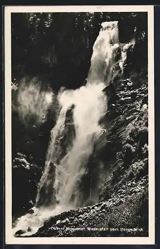 AK Oberer Krimmler-Wasserfall vom Bergerblick