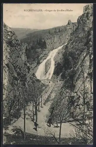 AK Rochetaillée, Gorges du Gouffre d`Enfer, Wasserfall