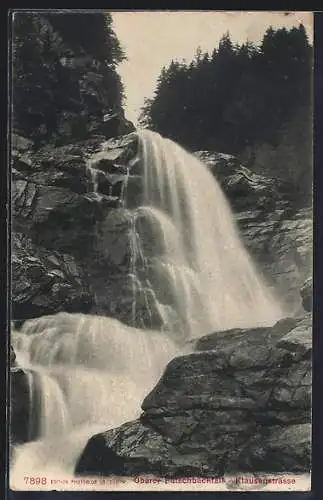 AK Oberer Patschenbachfall, Wasserfall an der Klausenstrasse