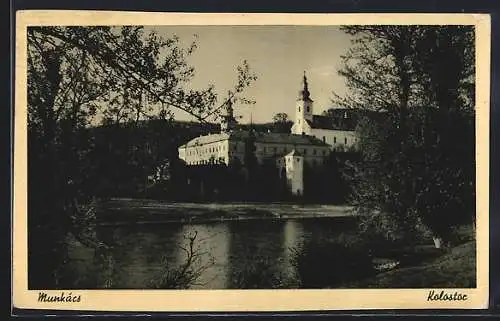 AK Munkács, Kolostor, Blick auf das Kloster