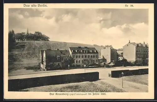 AK Berlin-Kreuzberg, Blick auf den Kreuzberg, jetzt Victoriapark