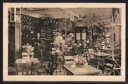 AK Freiburg i. B., Café in der Kaiserstrasse, Inh. A. Winterhalter